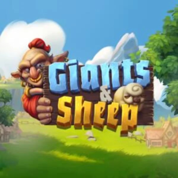 Giants and Sheep online game logo by Relax Gaming on jaa-bett.nl